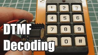 DTMF Decoding  MT8870 [upl. by Iznil498]