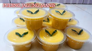 Resep dan cara buat Puding jagung manis  resep pudding jagung sehat manis amp praktis [upl. by Katrine]