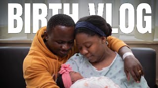 OFFICIAL BIRTH VLOG LABOR AND DELIVERY FIRST BABY FIRST TIME MOM [upl. by Rhea]