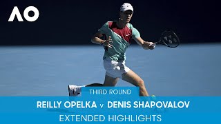 Reilly Opelka v Denis Shapovalov Extended Highlights 3R  Australian Open 2022 [upl. by Yelak684]