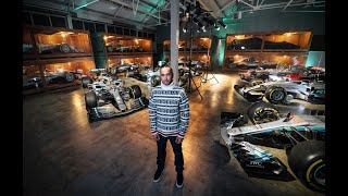 Lewis Hamilton Reunited with his Six F1 Championship Cars [upl. by Artnoed]