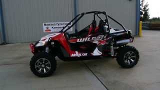 18499 2014 Arctic Cat Wildcat X Vibrant Red Overview and Review [upl. by Alatea]