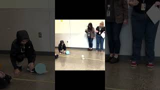 CRGE Students Create and Test Balloon Powered Hovercraft [upl. by Eloc245]