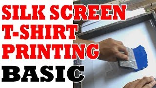 Silk Screen Tshirt Printing  Tagalog [upl. by Odraccir]