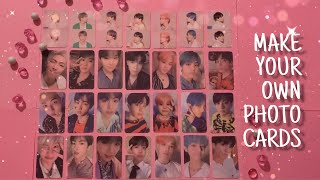 DIY KPOPCUSTOM PHOTOCARDS [upl. by Ariem]