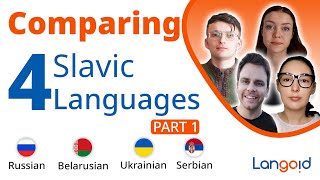 Language Comparison Russian Ukrainian Belarusian and Serbian  PART 1 [upl. by Bjorn]