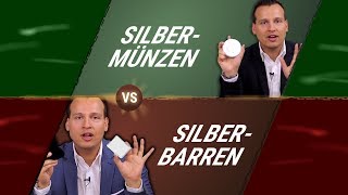 Silbermünzen gegen Silberbarren 💣 Vorsicht beim Kauf 💣 [upl. by Ynnaj]