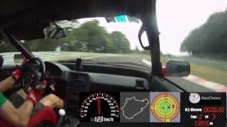 Nurburgring Nordschleife Honda CRX and an angry driver  832 [upl. by Xxam]