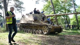 Only Driveable German Nashorn in Action Sd kfz 164 [upl. by Aknaib]