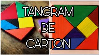 TANGRAM DE CARTON TUTORIAL [upl. by Utter617]