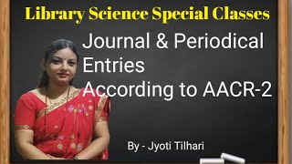 journal and Periodical Entries in AACR2 [upl. by Ayres]