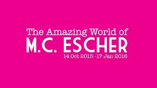 The Amazing World of MC Escher at Dulwich Picture Gallery [upl. by Nohsid224]