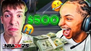 Cheeseacholic had to pay me 500 dollars to play against me on nba 2k25 [upl. by Filler]