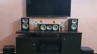 Unboxing Yamaha NSP350 HiFi Speaker Package 1 Center amp 2 BookShelfSurround Speaker for RXV585 AVR [upl. by Nesyaj]