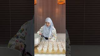 80 cawan jelly kelapa untuk jemaah masjid ideasedekah Serbuk jelly dari Dadih Marissa [upl. by Aramot]