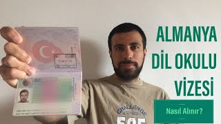 Almanya Dil Okulu Vizesi Nasıl Alınır [upl. by Ahsita373]