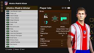 Atletico Madrid Classic Team EFootballLife 2023  PES 2021 Full Face [upl. by Evreh]