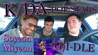 KDA  POPSTARS ft Madison Beer GIDLE Jaira Burns MV amp LIVE Reaction LEAGUE [upl. by Garret339]