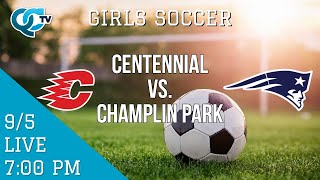 Girls Soccer Centennial  Champlin Park  Champlin Park High School  QCTV [upl. by Ahsilam]