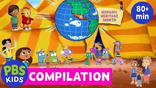 Celebrate Hispanic Heritage Month Compilation 💃 🕺  PBS KIDS [upl. by Iamhaj]