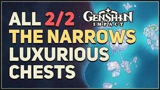 All 2 The Narrows Luxurious Chest Puzzles Genshin Impact [upl. by Lowson]