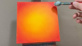 The KEY to Blending Acrylic Paint on Canvas [upl. by Ahseiyt242]