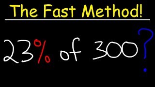 How To Find The Percent of a Number Fast [upl. by Morocco395]