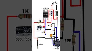 TDA 2003 amplifier circuit boardamplifier amplifierboard shorts [upl. by Dieter]