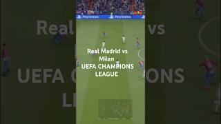 Fc24 Real Madrid vs Milan UEFA CHAMPIONS LEAGUE FULL MATCH👇 music fc25 gameplay ps4 [upl. by Adnyl]