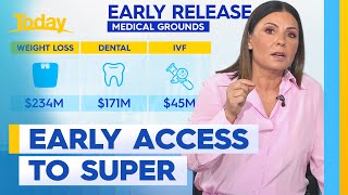 How to access your superannuation early  Today Show Australia [upl. by Ahtar]