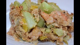 Mirliton and Shrimp Dressing Cajun Southern Dressing [upl. by Etka]