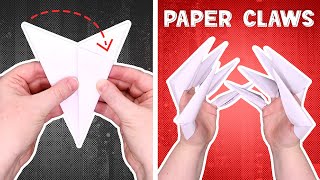 How to Make Paper Claws  Paper Finger Claws [upl. by Nnasus]