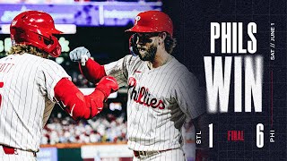 Cardinals vs Phillies Game Highlights 6124  MLB Highlights [upl. by Ylrebma]