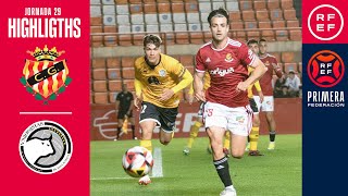 Resumen PrimeraFederación  Nàstic de Tarragona 01 Unionistas de Salamanca  Jornada 29 Grupo 1 [upl. by Burnham539]