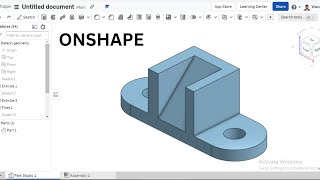 Onshape beginners tutorial 2023 [upl. by Nivek]