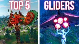 TOP 5 GLIDERS in Fortnite Battle Royale Best Gliders Ranked [upl. by Huoh]