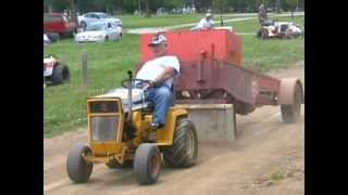 WHITEWATER VALLEY GARDEN TRACTOR PULLERS 10HP 1000LB CLASS 6312mpg [upl. by Egidio801]