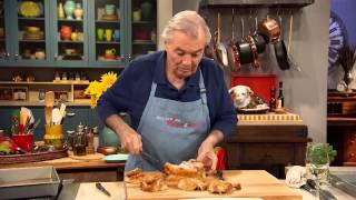 Jacques Pépin Techniques How to Carve a Roasted Chicken [upl. by Gilmour]