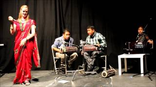 Anna Sttir American Singing Nepali Folk Song in LA USA August 25 2012 [upl. by Latouche482]