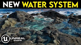 Unreal Engine Water Tutorial  Create Oceans Rivers and Lakes Works in UE5 [upl. by Annoek]