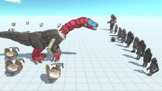 Turkeyzinosaurus and Turkey Army vs ALL TEAMS ARBS Animal Revolt Battle Simulator [upl. by Sebastiano]