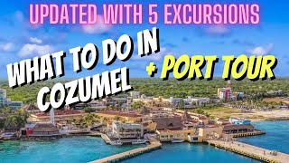 NEW Cozumel Cruise Port Tips  Excursions [upl. by Oivlis]