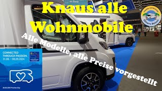 Alle Wohnmobile von Knaus vorgestellt in einem Video [upl. by Hgielrahc]