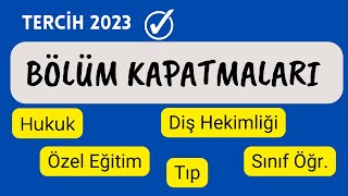 BÖLÜM KAPATMALARI yks2023 [upl. by Michaud]