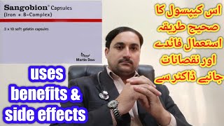 sangobion capsule benefits in Urdu sangobion capsule sangobion capsule ke fayde sangobion Hindi [upl. by Adlen141]