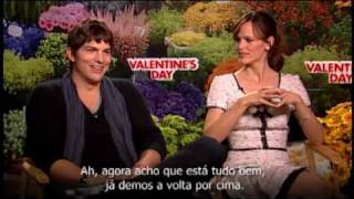 Ashton Kutcher e Jennifer Garner falam sobre os brasileiros [upl. by Ettevi]