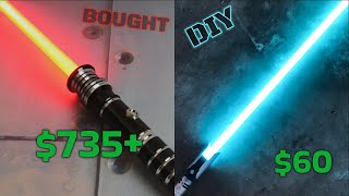 NeoPixel Lightsaber for Only 60  Full Tutorial DIY [upl. by Rosanne]