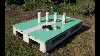 DUPLICOLOR Lackspray  DIY Couchtisch aus Europaletten [upl. by Inaboy992]