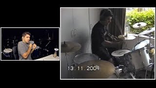 MY FIRST EVER DRUM COVER from 13 years ago [upl. by Shandeigh]