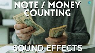 Counting Money Cash  Free Sound Effects [upl. by Lairbag660]